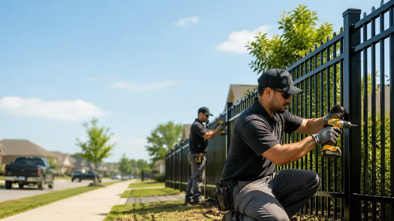 Metal Fence Installation in Freehold, NY